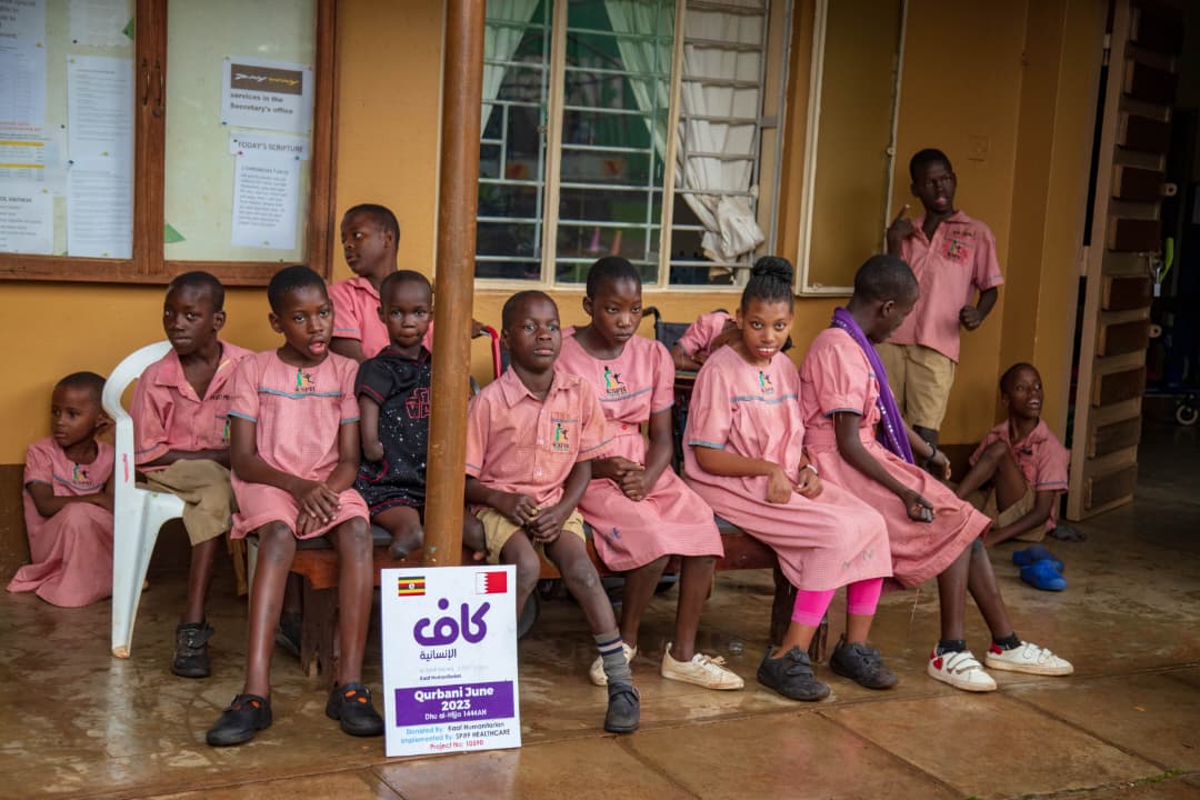 People helping in community